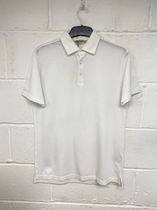 SuitSupply White Short Sleeved Pure Cotton Polo Top UKM BNWT PS - Picture 1 of 8
