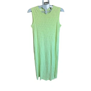 ATM Anthony Thomas Melillo Tank Dress Women's Small Matcha Green Cotton NWT - Picture 1 of 10