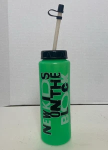 Vintage New Kids On The Block grüne Plastik Trinkflasche 1989 - Bild 1 von 10