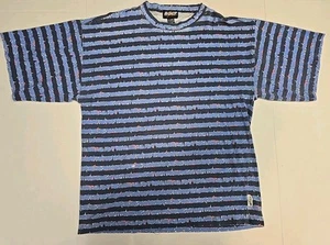 VINTAGE LIGHTNING BOLT HAWAII SURF BRAND SINGLE STITCHED AOP SHORT SLEEVE SZ XL - Picture 1 of 6
