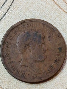 REGNO DELLE 2 SICILIE - FERDINANDO II di BORBONE - 5 TORNESI II TIPO 1843 - Foto 1 di 5