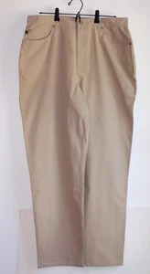 Lauren Ralph Lauren 16 Damen 100% Baumwolle hellbeige Hose Hongkong hoher Bund - Bild 1 von 13