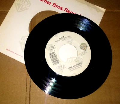 R.E.M. Bang And Blame + Comp. Sleeve WARNER BROS 45 RPM L@@K! - Image 1 of 2