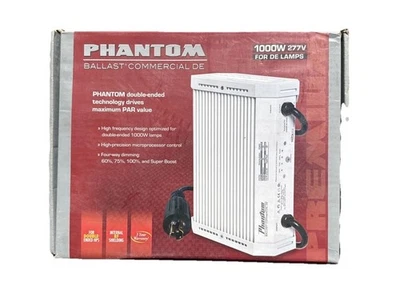 Phantom Commercial DE 1000W Electronic Ballast for Double-Ended Lamps –Brand New - Image 1 of 4