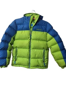 Marmot Blue/ Green Puffer Coat Youth Size XL Jacket Unisex 700 Fill - Picture 1 of 14