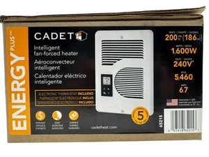 Cadet Energy Plus Electric Intelligent Wall Heater w/Digital Thermostat CEC163TW - Picture 1 of 10