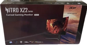 Acer 31.5" Nitro Curved Monitor LED WQHD 144Hz 1 ms 2560x1440 XZ322QU V3bmiiphx - Picture 1 of 23