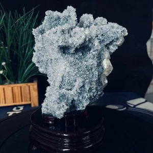 5.5LB TOP Natural quartz flower crystal Mineral specimen Decorative healing - Picture 1 of 11