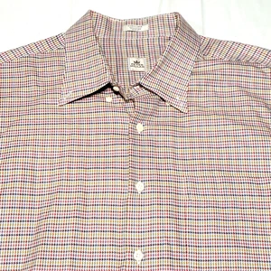 Peter Millar Shirt Men's XL Button Up Colorful Long Sleeve 100% Cotton Pocket - Picture 1 of 11