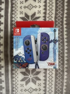 Official Nintendo Switch Legend of Zelda Skyward Sword Edition Joy-Cons (New) - Picture 1 of 2