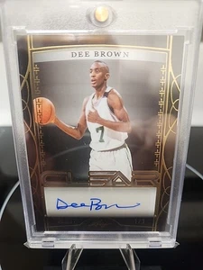 2023 Leaf Trinity Signatures Clear Dee Brown 1/1-Celtics - Picture 1 of 4
