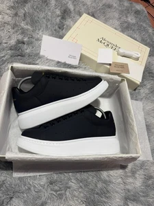 Alexander McQueen Oversized Sneaker Nero Suola Bianca 42 NUOVE - Imagen 1 de 13