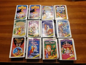 1996 Disney Masterpiece Collection, Happy Meal VHS Toys, 12 Total - Picture 1 of 4