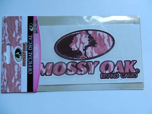 Mossy Oak offizieller Aufkleber; für sie; Pink Camo; 6" Länge; MDE1222 - Bild 1 von 1