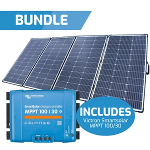 ALVOLTA ULTRA 440W SLIM SOLAR CASE WITH VICTRON 30A SMARTSOLAR CONTROLLER - Picture 1 of 17