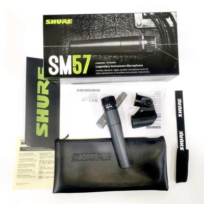 New Shure SM57 SM57-LC Cardioid Dynamic Instrument Microphone US Fast Free Ship - Image 1 of 4