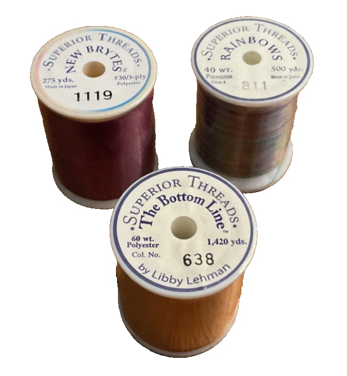 Superior Thread- 3 Lot 100% Polyester - Image 1 of 1
