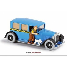 TINTIN VEHICLE TINTIN IN AMERICA TAXI CHECKER DIECAST  1/43 SCALE