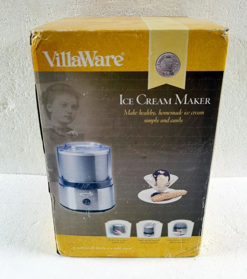 NUEVO cuenco congelador aislado de 2 velocidades para heladera Villaware V5100   Foto 1 de 2