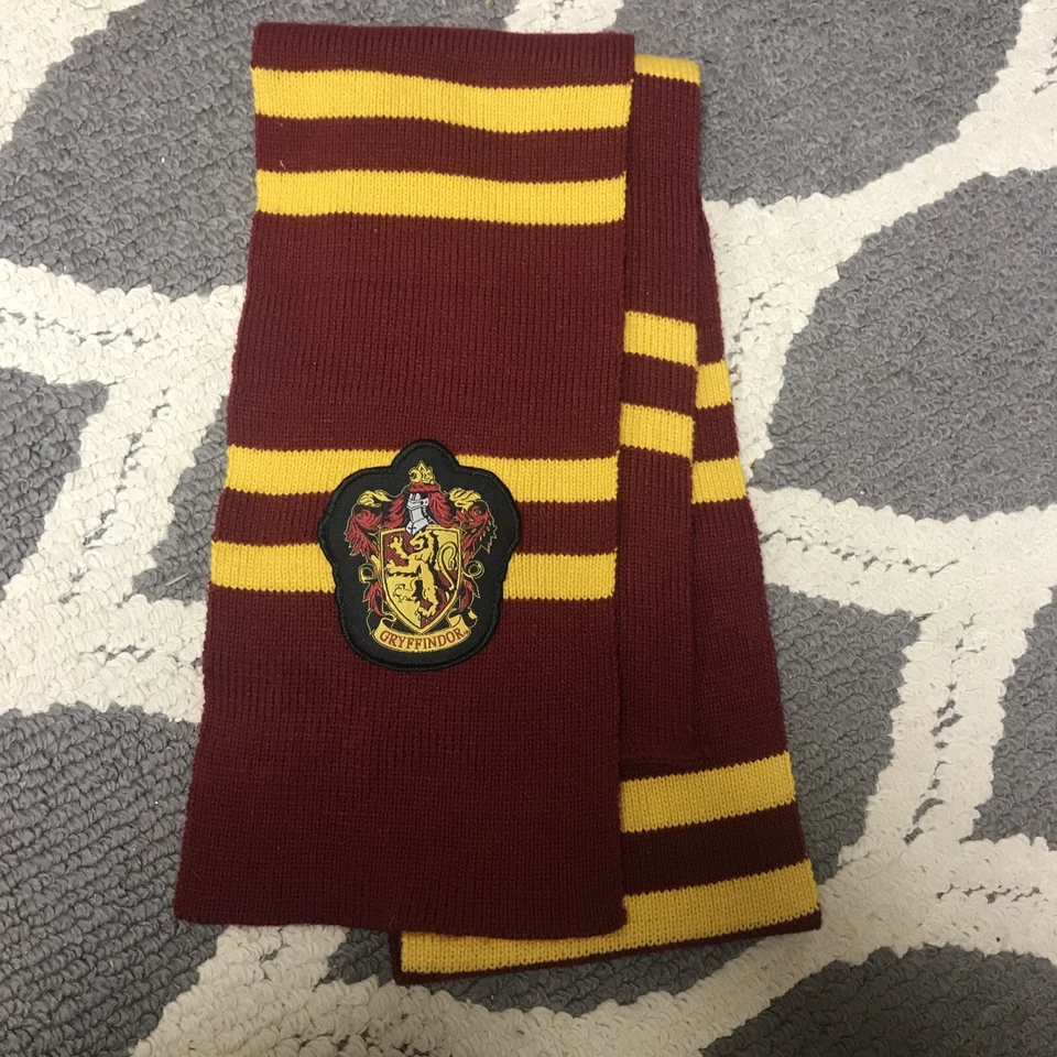 Harry Potter Movie Gryffindor 60" Knit Scarf Wizarding World Costume Accessory - Image 1 of 4