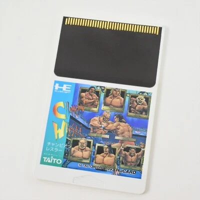 PC Engine Hu CHAMPION WRESTLER Card Only pe - Image 1 of 2