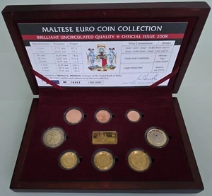 MDS MALTA EURO-KMS 2008 BU MIT TOKEN, ZERTIFIKAT UND MÜNZBOX - Picture 1 of 5