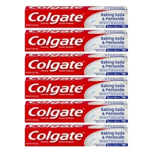 Colgate Toothpaste Baking Soda & Peroxide Whitening Anticavity 2.5oz (6 Pack) - Picture 1 of 1