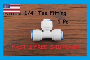 1/4" Tee Fitting for Reverse Osmosis (RO) Water Purification Systems - Picture 1 of 5