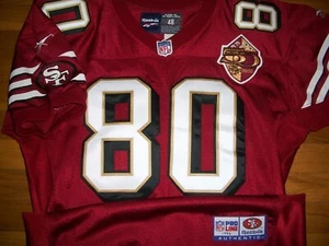 1996 San Francisco 49ers Jerry Rice Team Issued Authentic Jersey Sz 48 Rbk 50th - Picture 1 of 3