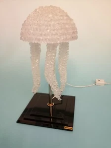 jellyfish lamp, Lampada MEDUSA su base cristallo nero, arsdomini.com da tavolo - Foto 1 di 5