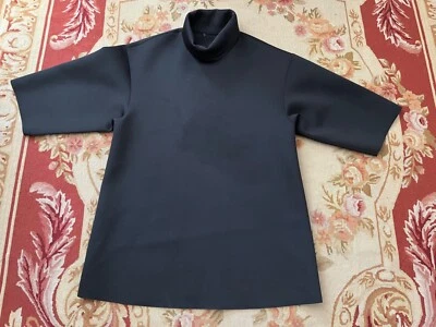 COS Black Tunic/Jumper unique cos fine scuba like fabric Large VGC - Image 1 of 4