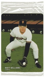 1990 Mother's Cookies Matt Williams #4 Matt Williams San Francisco Giants