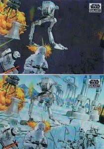 2021 Star Wars Chrome Galaxy Base & Refractor #60 Battle Of Hoth - Picture 1 of 1