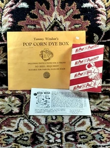 Vintage Tommy Windsor's Popcorn Dye Box Complete Package vintage Elephant style - Picture 1 of 10