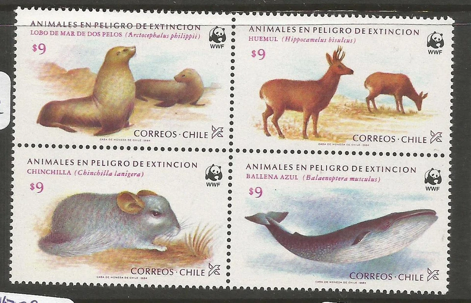Chile 1985 WWF SC 682a MNH (1cvh) Foto 1 de 1