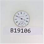 Hampden Watch Movement 1898 109D (Whole Flag) 15j 16s For Parts Or Repair (B1910