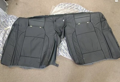  HYUNDAI Genesis Rear RH BLACK LEATHER OEM SEAT COVER 893603M771YHJ NEW 11-14 - Image 1 of 4