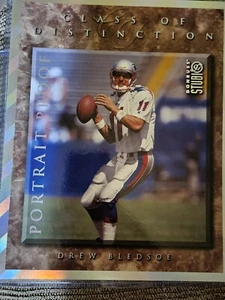 1997 Donruss Studio 8x10 Silver Portrait Proof  Drew Bledsoe Card - Picture 1 of 2