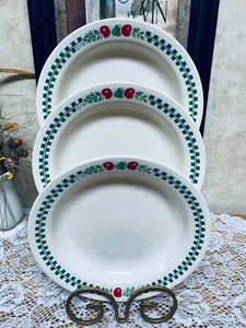 {3} Corelle FARM FRESH Flat Rim Pasta/Soup Bowls 8-1/2" Excellent!! - Picture 1 of 3