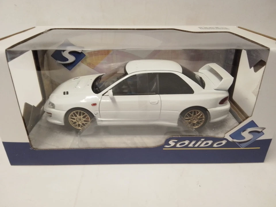 Subaru Impreza 22B 98 bianco modello di auto S1807404 Solido 1 18
