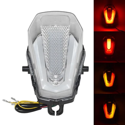 Lanterna traseira integrada LED transparente sinal de seta de freio para SUZUKI GSXR1000 R 2017-2023 - Imagem 1 de 4