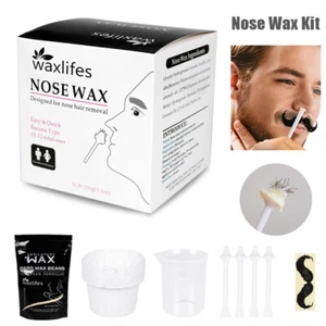 Nasenhaar Wachs Nose Wax Kit Haarentfernung Set Für Männer Und Frauen 100G - Bild 1 von 13