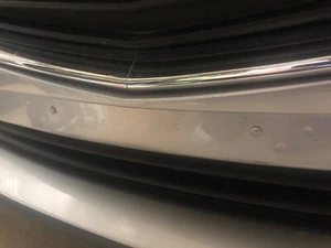 Front License Plate Bumper Plug Hole Filler Cover USA White Unpainted 3/16 5MM - Picture 1 of 4