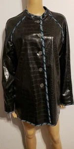 KOOS OFCOURSE SOFT VINYL REVERSIBLE JACKET SIZE L - Picture 1 of 9