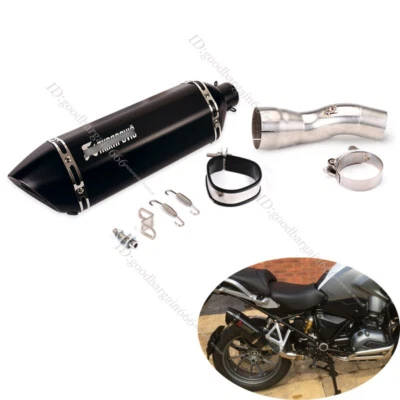 Silenciador silenciador tubo medio puntas escape 51 mm para BMW R1200GS Adventure 2013-2019 Foto 1 de 4