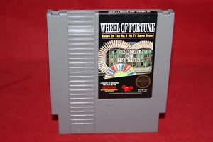 Wheel of Fortune (Nintendo NES, 1988) Authentic Game Cartridge (NES-WF-USA) - Picture 1 of 2