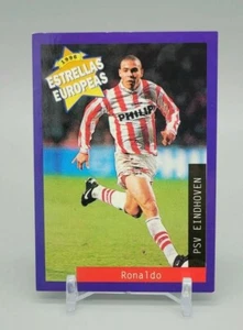 1996 Panini Estrellas Europeas Ronaldo Nazario #80 PSV Eindhoven R9 Rookie Card - Picture 1 of 2
