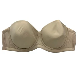 Women's Red Carpet Strapless Convertible Bra Size 34DD Underwired 854119 Beige - Picture 1 of 6
