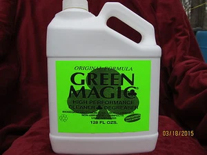 " GREEN MAGIC " Worlds Best Cleaner Degreaser, Concentrated -STINK REMOVER - Picture 1 of 3