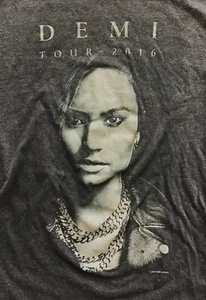Demi Lovato Tour 2016 Damen T-Shirt, grau, Größe M - Bild 1 von 5